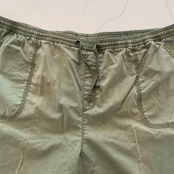 LL Bean 20 Reg. Sun washed Canvas Pants Olive New No Tag - Picture 12 of 12